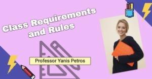 Class Requirements and Rules